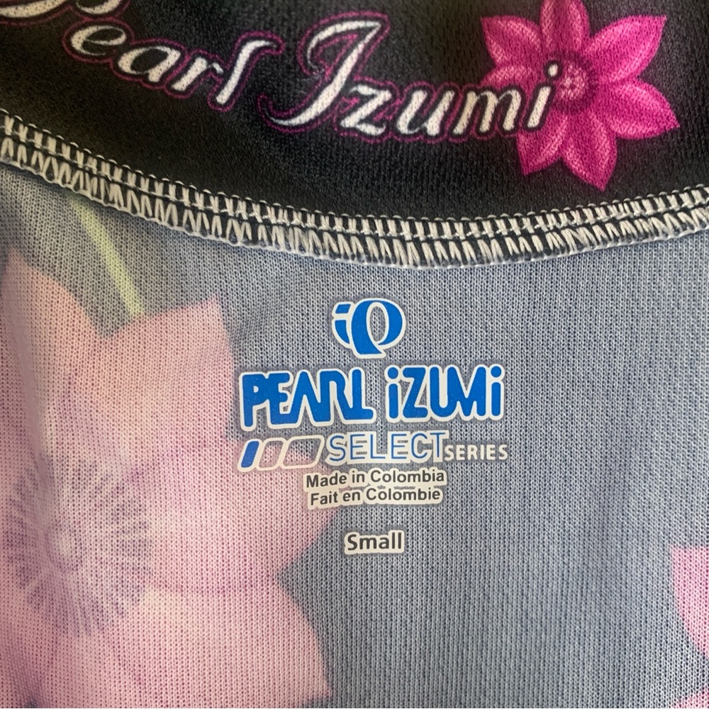 Pearl Izumi Sleeveless Jersey Womens Small Black Floral Select Series Cycling - Picture 8 of 11